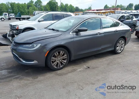 2015 Chrysler 200 Limited из США, поврежденный, VIN 1C3CCCAB5FN735837